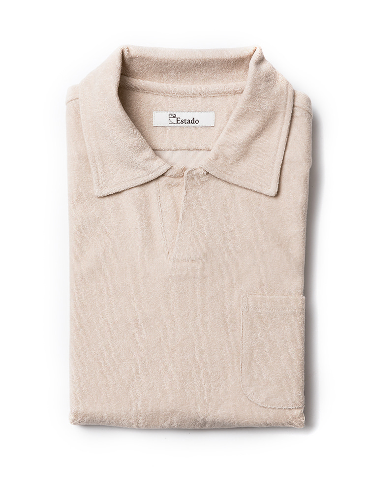Pique Shirts - TERRY COTTON (beige)