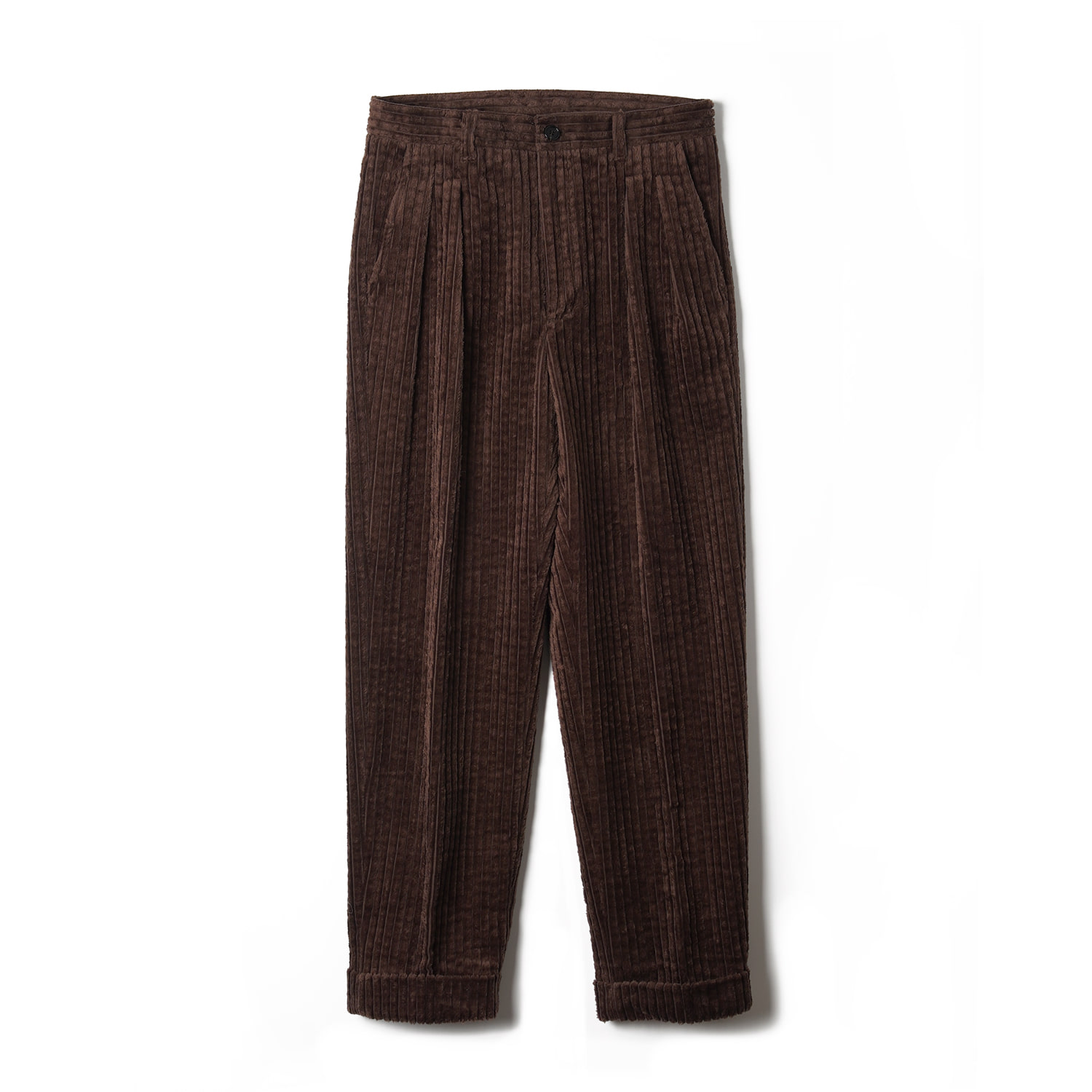 OSF Corduroy Two-tuck Pants - BrownBants(반츠)