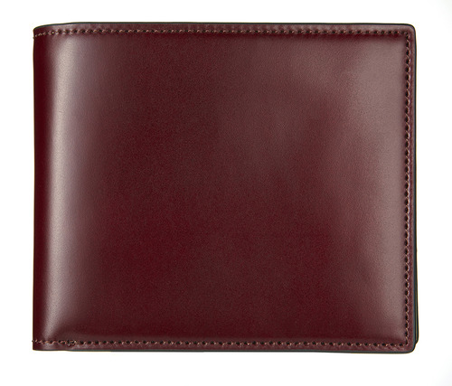cordovan middle wallet burgundy