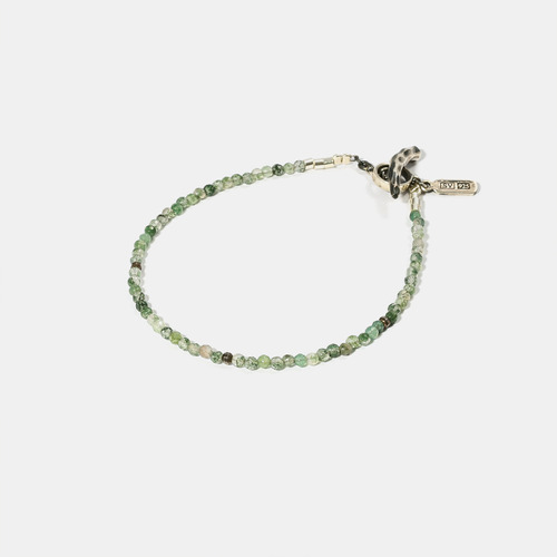 Moss Rutile Quartz Beads Bracelet- BRACELET of KEIO -
