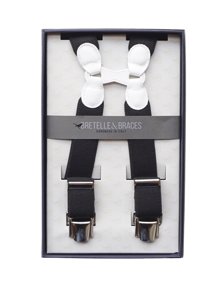 Braces &amp; Bretelle Suspenders(black&amp;white)