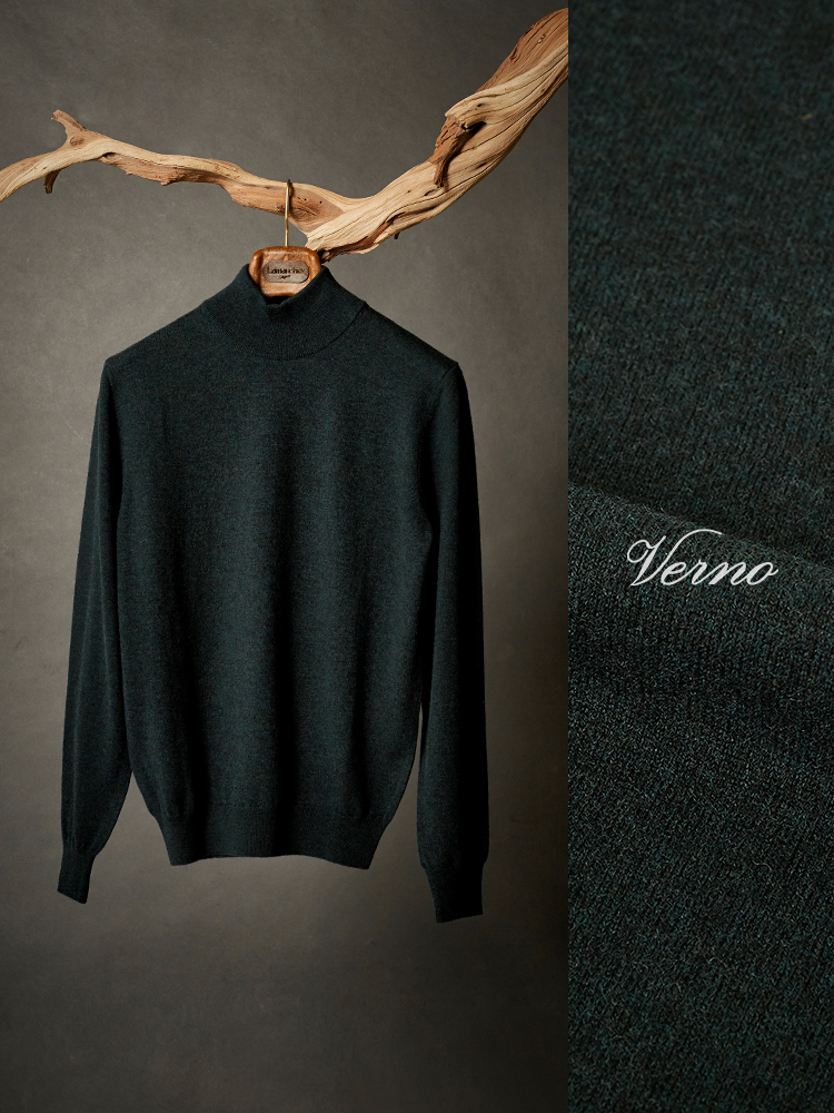 Mock-neck knit No.1 GreenVERNO(베르노)