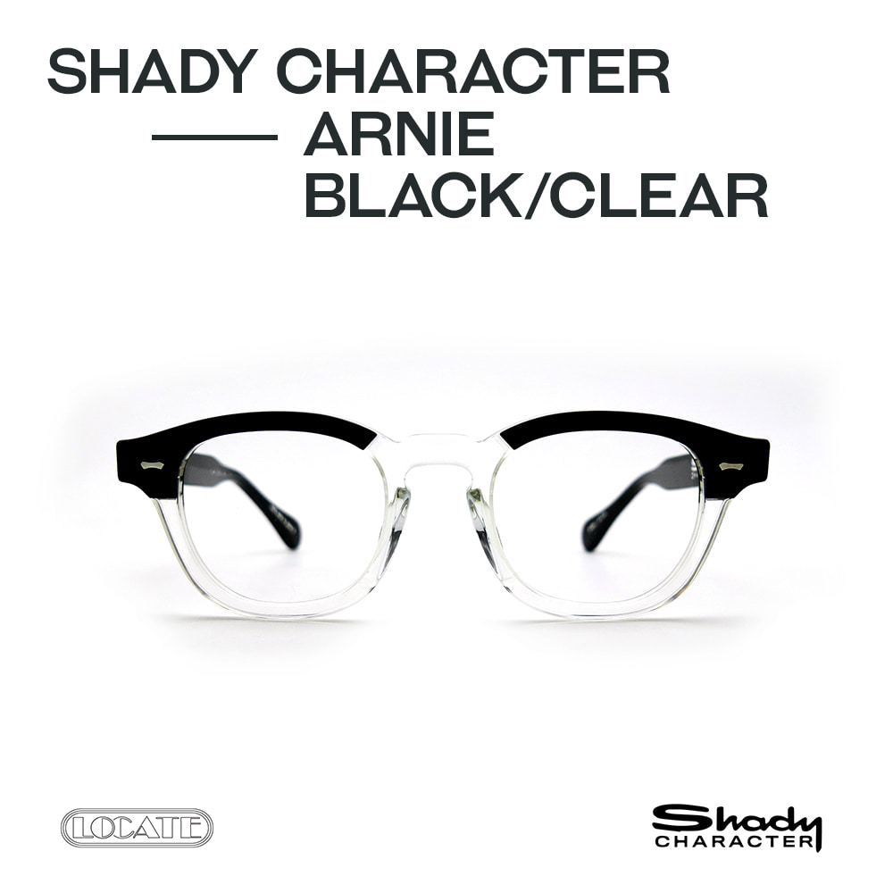 ARNIE 46 (BLACK/CLEAR)Shady Character(쉐이디 캐릭터)