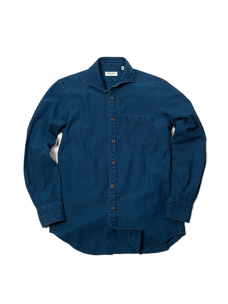 Royal Vintage Denim Shirt_CB (Cerulean Blue)PRODE SHIRT(프로드셔츠)