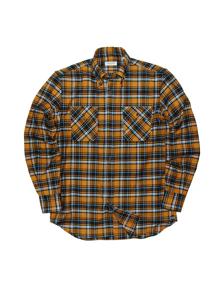 Cross-over Flannel Check Shirt OR PRODE SHIRT(프로드셔츠)