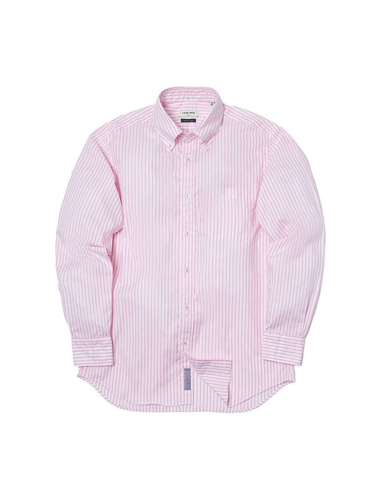 S-350 Oxford Stripe Shirt (Pink)PRODE SHIRT(프로드셔츠)