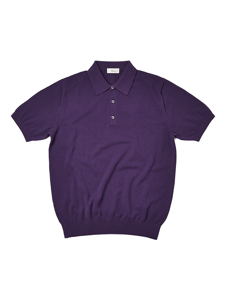 21SS_Polo_knit PurpleVERNO(베르노)