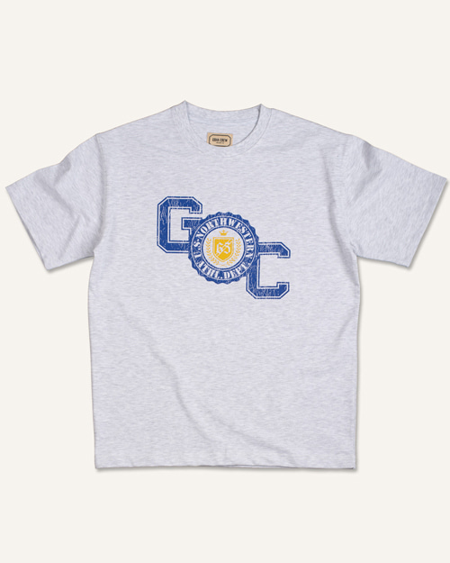 G.C Crest T-shirt(W.Melange)GRAN CREW(그랑크루)