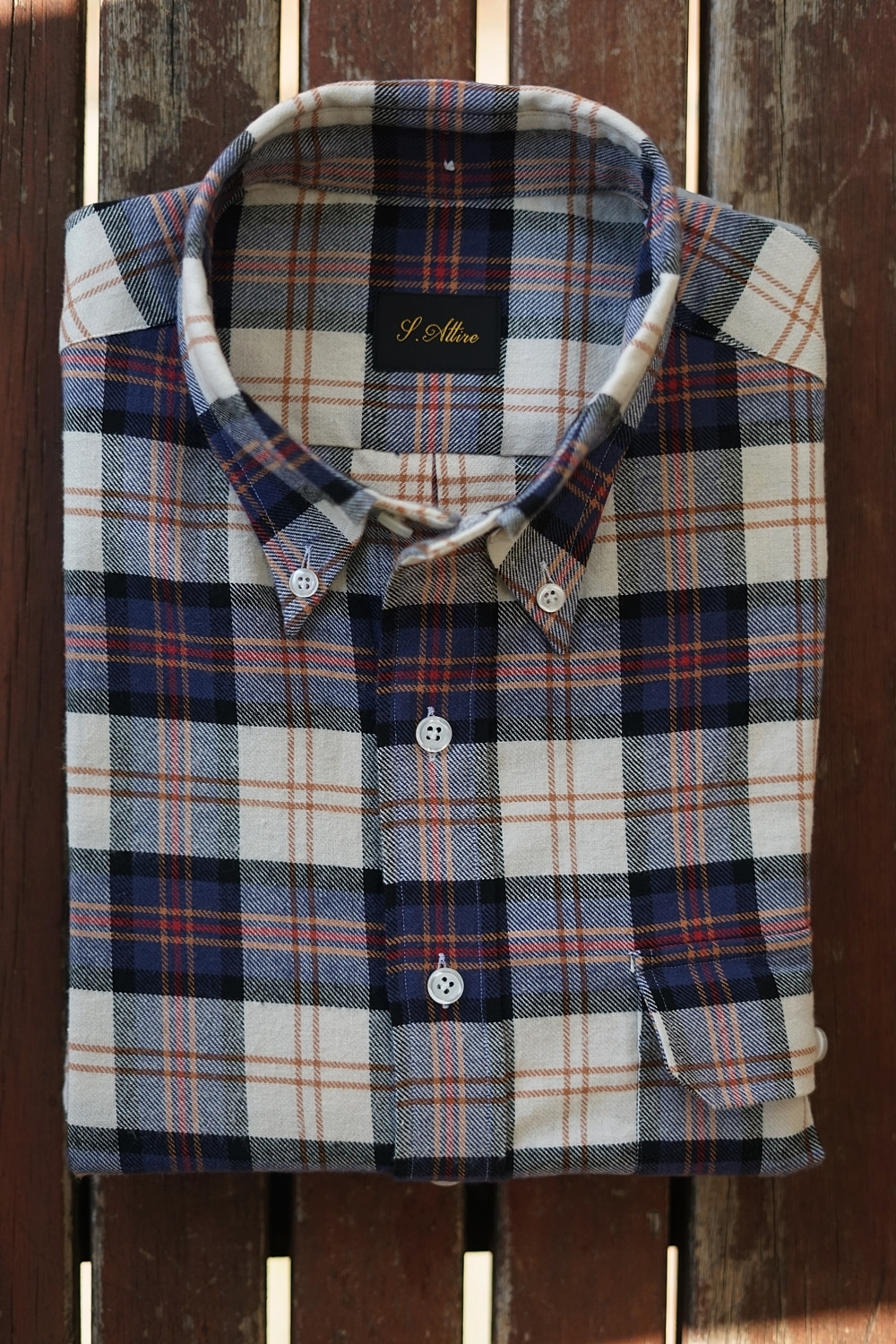 [S37]flannel check shirtSavile-attire(새빌어타이어)
