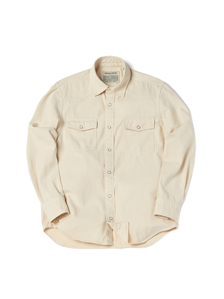 Natural Cotton Western ShirtPRODE SHIRT(프로드셔츠)