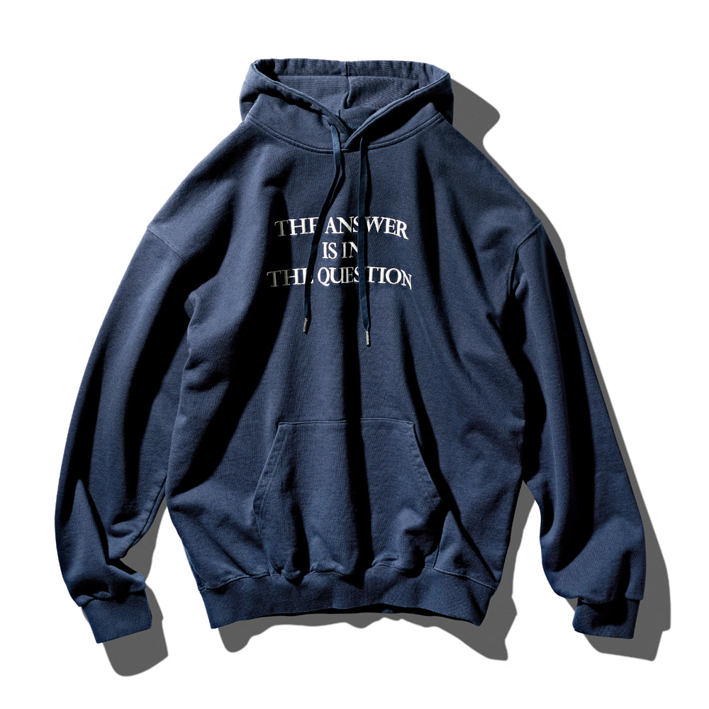 DTRO+AFST W-ANSWER Hoodie Navy Ver. 2 AMFEAST(암피스트)