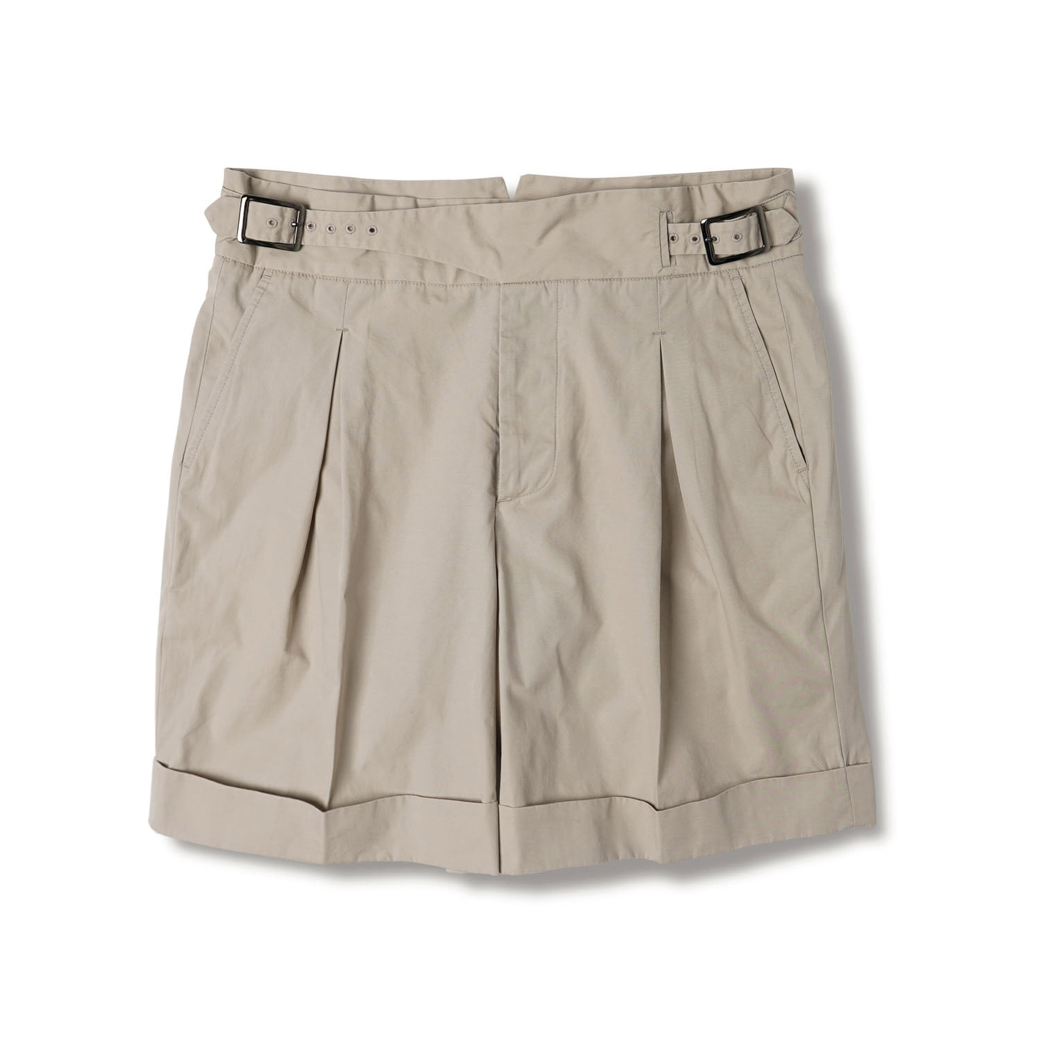 BTB Cotton Weather Cloth Gurkha Shorts - BeigeBANTS(반츠)