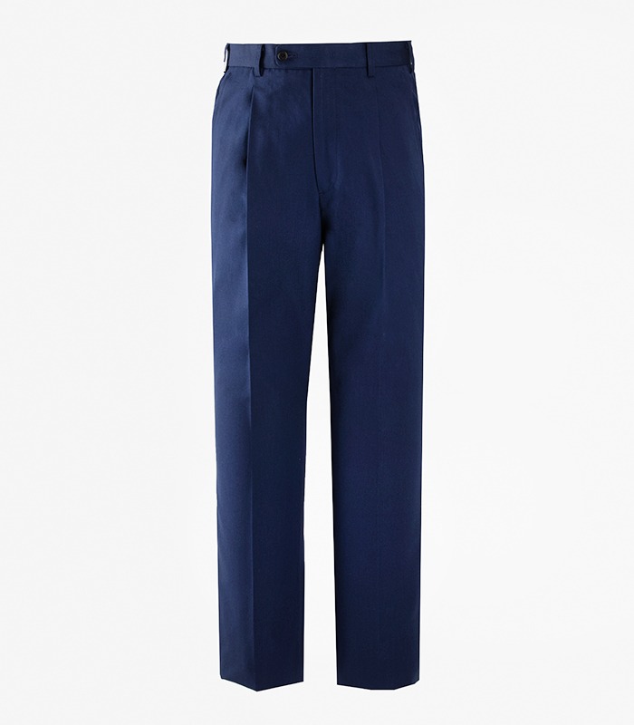 Larusmiani cotton pants _ &quot; Classic blue &quot;MEVERICK(메버릭)