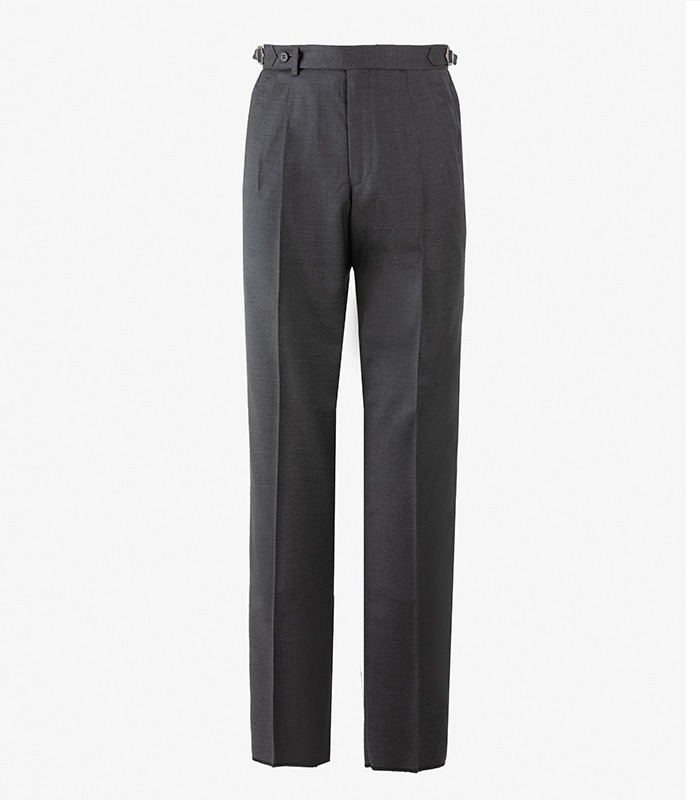 2 Pleats Beltless trousers _ &quot; Mid Grey &quot;MEVERICK(메버릭)