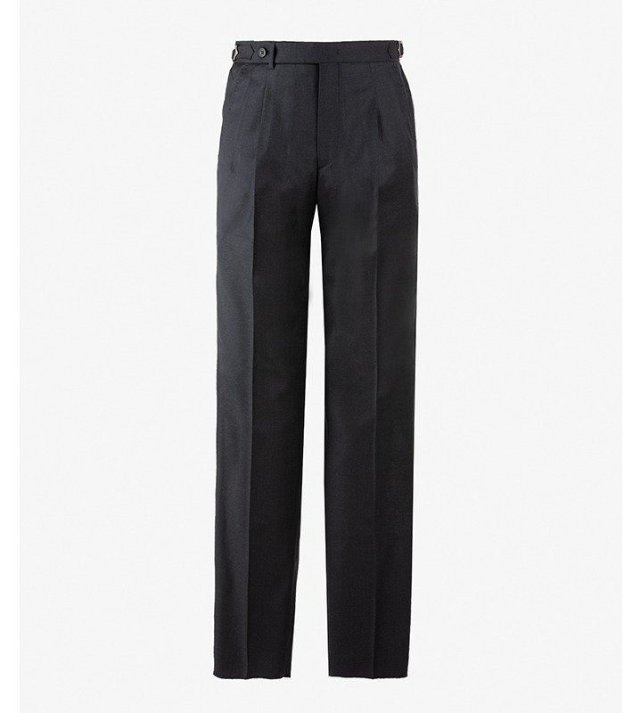 2 Pleats Beltless trousers _ &quot; Charcoal &quot;MEVERICK(메버릭)