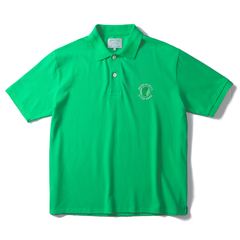 Signature Overiszed Polo shirts GreenAMFEAST(암피스트)