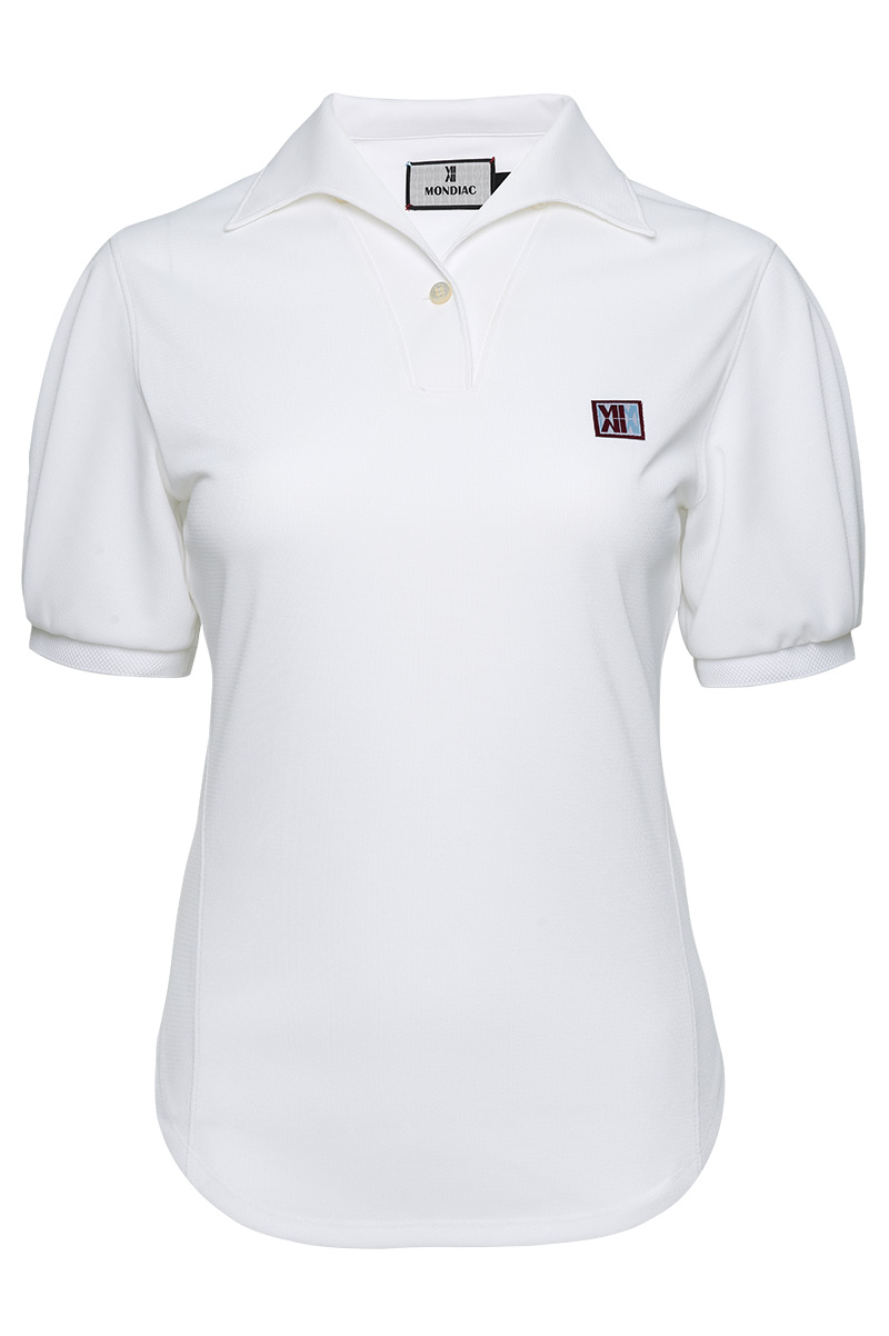 Women&#039;s signature one-piece collar shirt - White Mondiac(몬디악)
