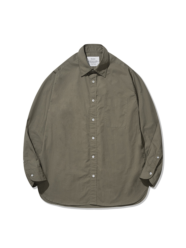 [Relax] S-980 USA Poplin Shirt (Khaki)PRODE SHIRT(프로드셔츠)