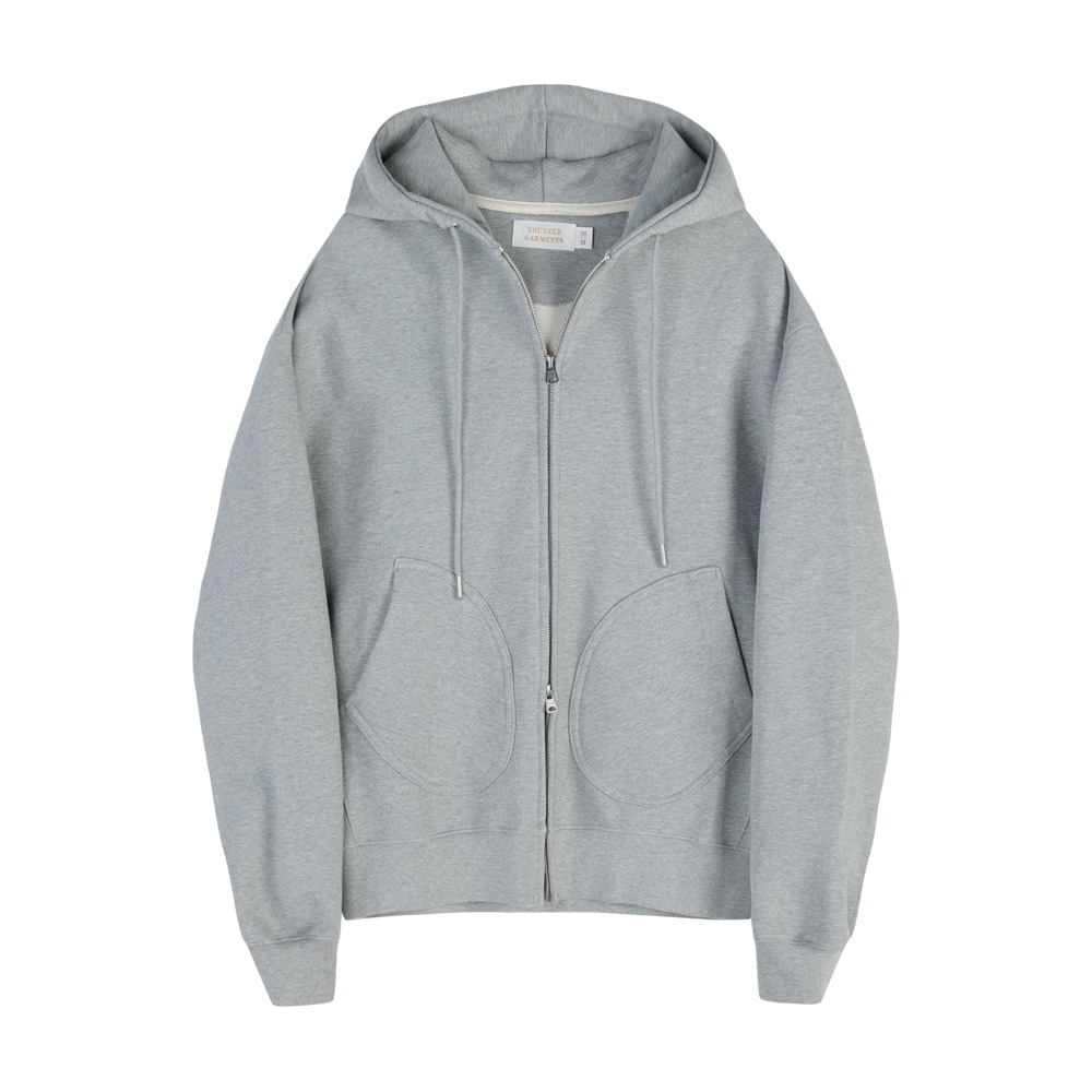ORGN HOODED SWEAT PARKA (GRAY)YOUNEEDGARMENTS(유니드가먼츠)