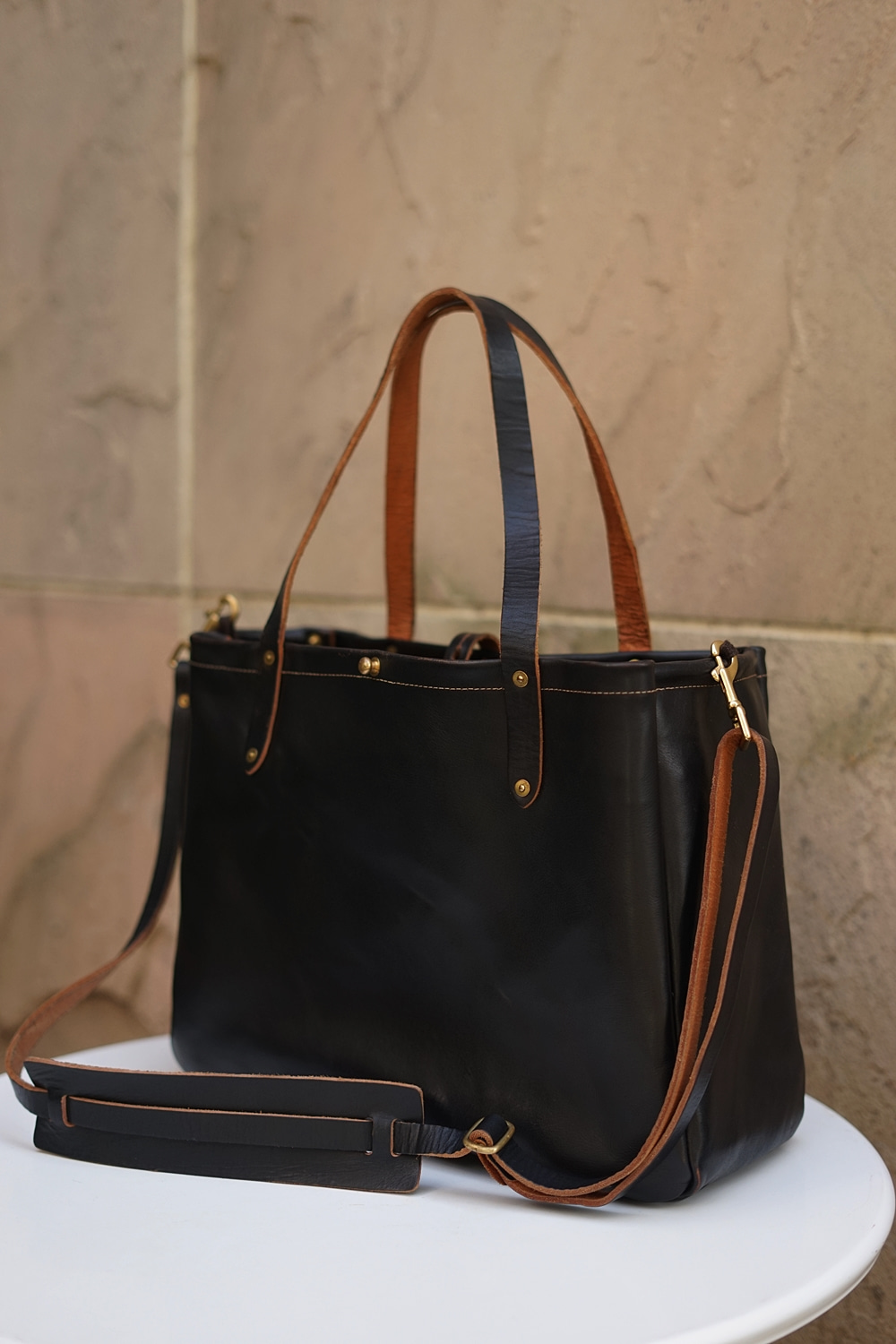 Lemericana Leather Tote Bag (Black)L&#039;emericana(르메리카나)출시기념 15%세일