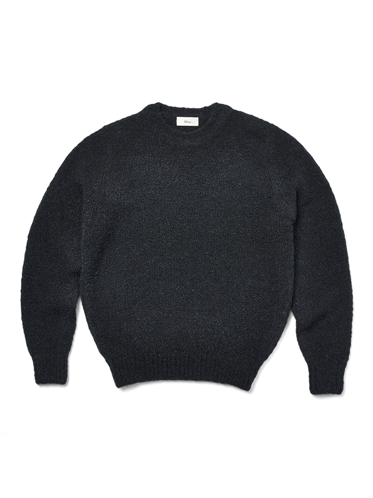 Boucle Crew-neck Knit NavyVERNO(베르노)