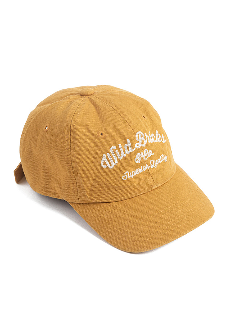 CT CHAIN STITCH LOGO CAP (mustard)Wild Bricks(와일드브릭스)