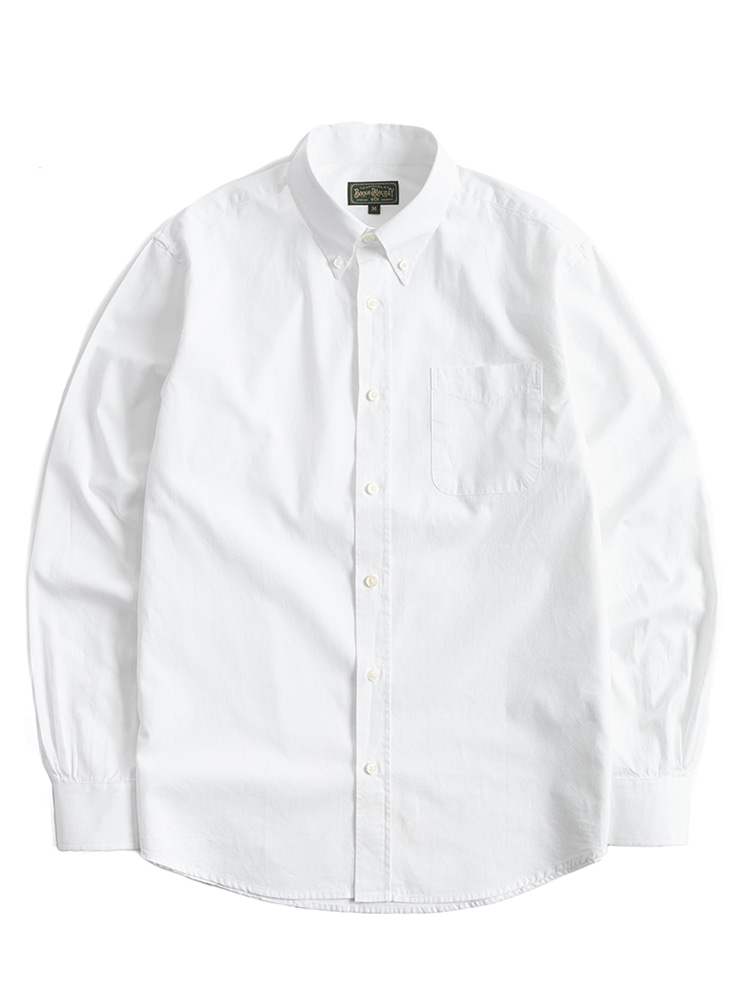 09 OXFORD BUTTON DOWN SHIRT (WHITE)Boogie Holiday(부기홀리데이)