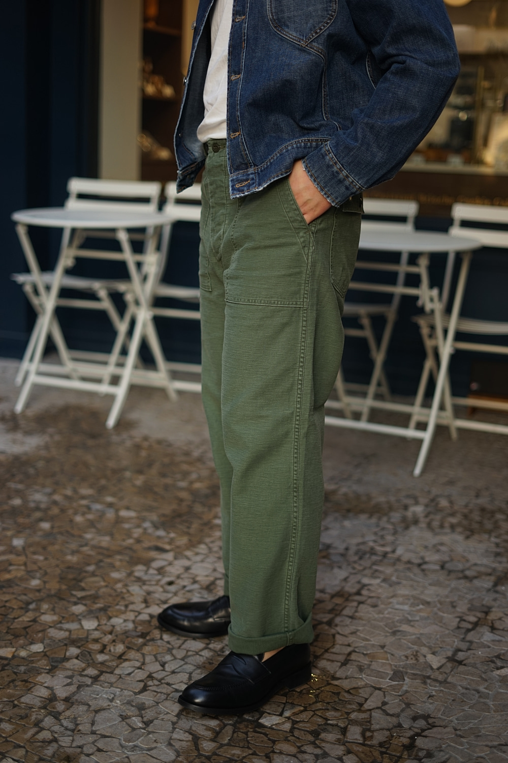[24ss]US ARMY FATIGUE PANTS USED WASH (REGULAR FIT)ORSLOW(오어슬로우)